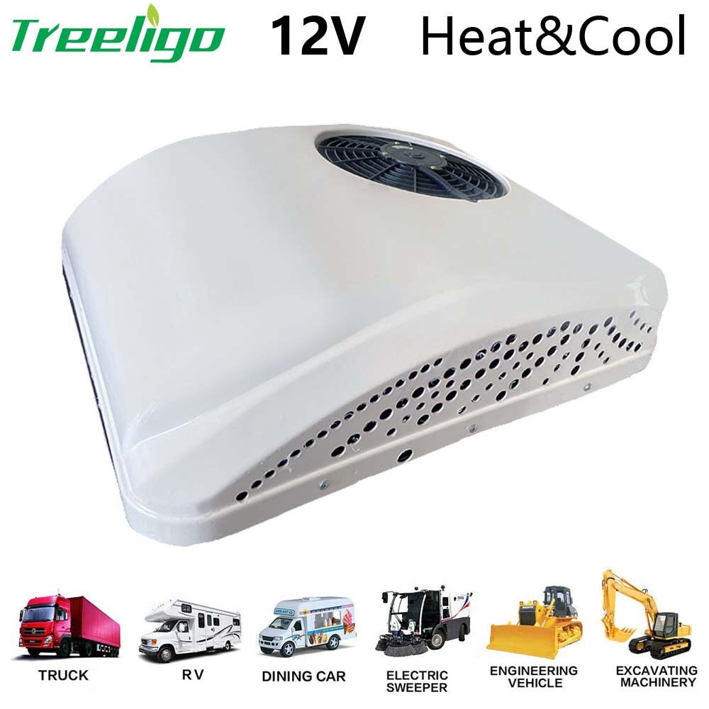 DC 12V Truck RV Rooftop Air Conditioner Cool&Heat AC Unit Kit For Caravan Bus