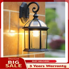 2*Outdoor Wall Light Fixture Exterior Wall Lantern Waterproof Sconce Porch Light