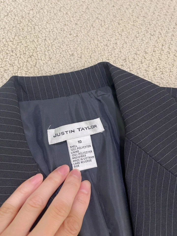 Justin Taylor Mujer 2 Piezas Trajes Talla 10 Foto 3 de 4