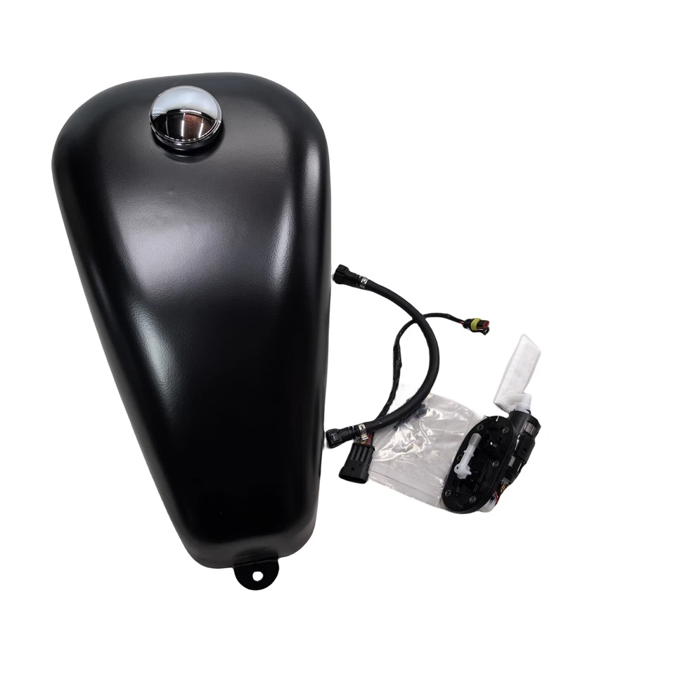 Tanque de combustible gasolina 12L para motocicleta Harley-Davidson Street 750 negro nuevo co Foto 4 de 4