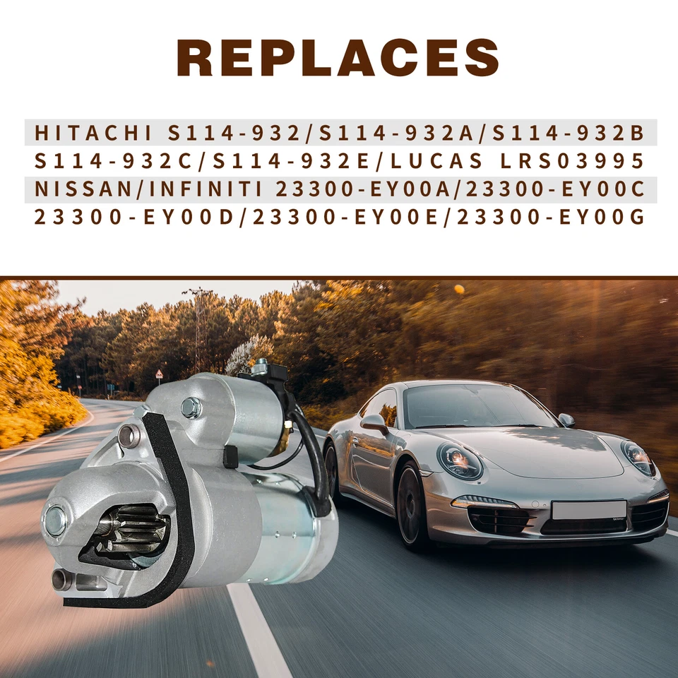 New Starter for Infinit G25 G37 M37 Q40 Q50 Q60 Q70 QX50 QX70 Nissan 370Z 17934 Foto 4 de 4