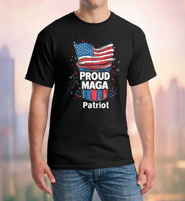 Proud Maga Patriot Garbage Can Patriotic Pro President Trump Sweatshirt T-shirt