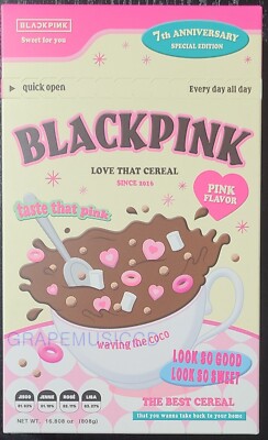 BLACKPINK OFFICIAL MD 2023 DEBUT ANNIVERSARY CEREAL DECO KIT +