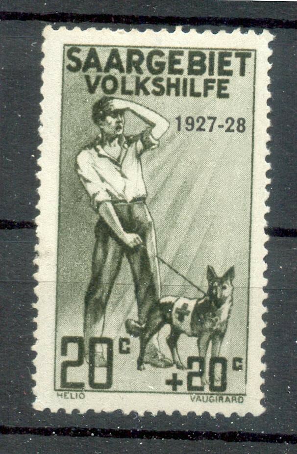 Saar 122VI ABART MNH POSTFRISCH 150EUR (E4982