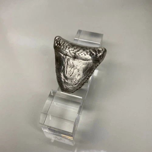 2 Ozt MK BarZ Shark's Tooth Bar .999 Fine Silver