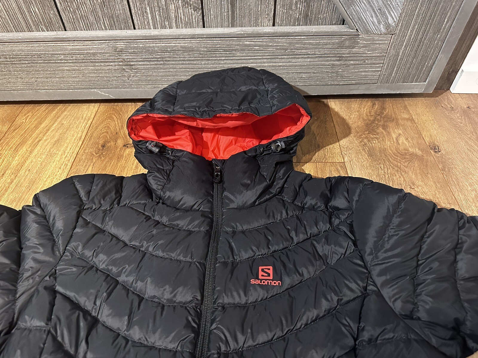 Salomon Halo giacca con cappuccio da donna nera outdoor casual donna taglia large