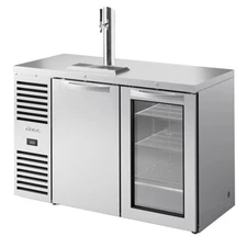 NEW 52" Single Tap Kegerator Beer Dispenser True TDR52-RISZ1-L-S-SG-1 #3557-OB