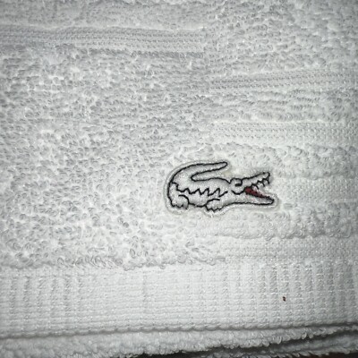Lacoste Home Heritage, Legend, or sculpted Squares, bath, hand or Washcloth, Var
