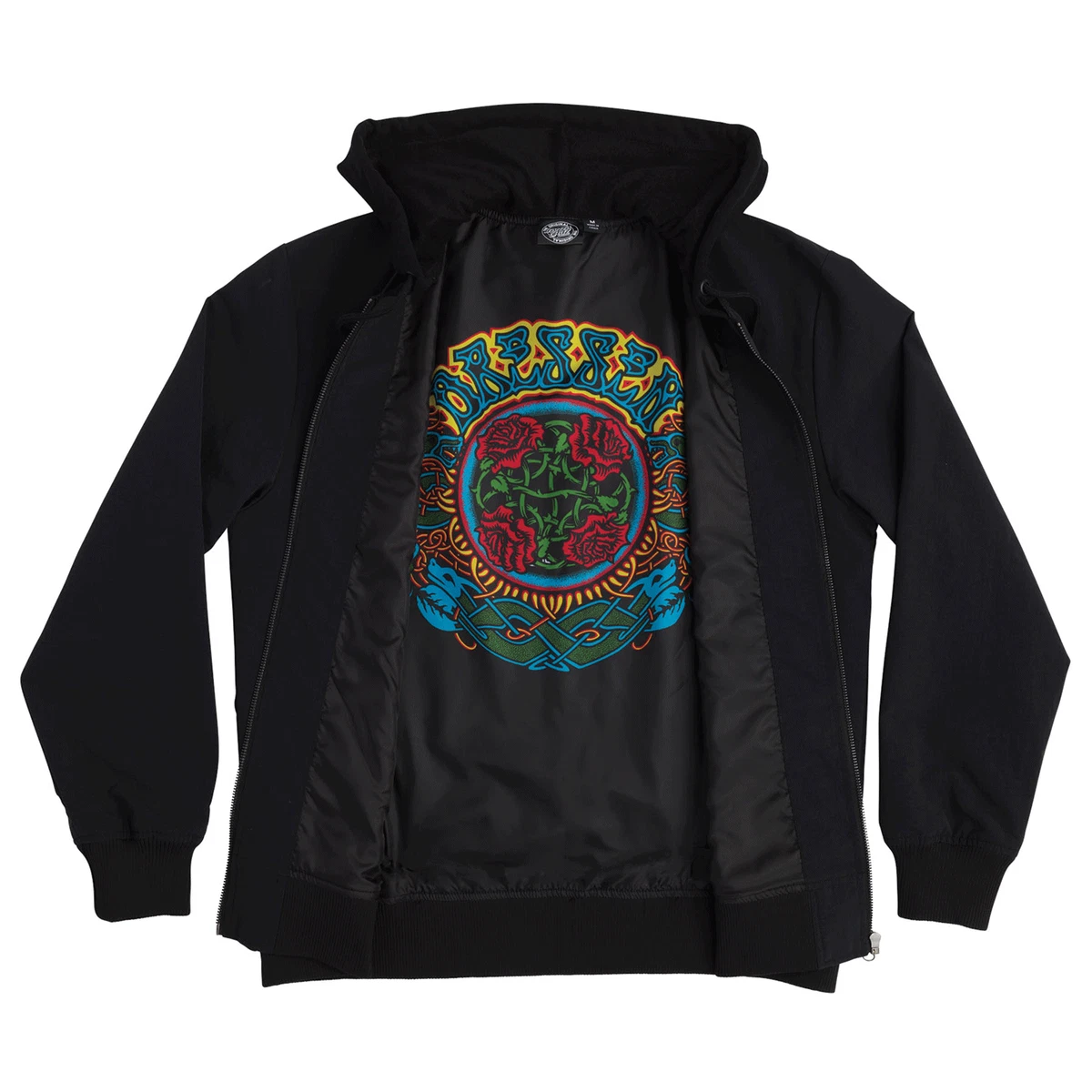 Manteau Santa Cruz Skateboards Dressen Roses Dot Bomber noir
