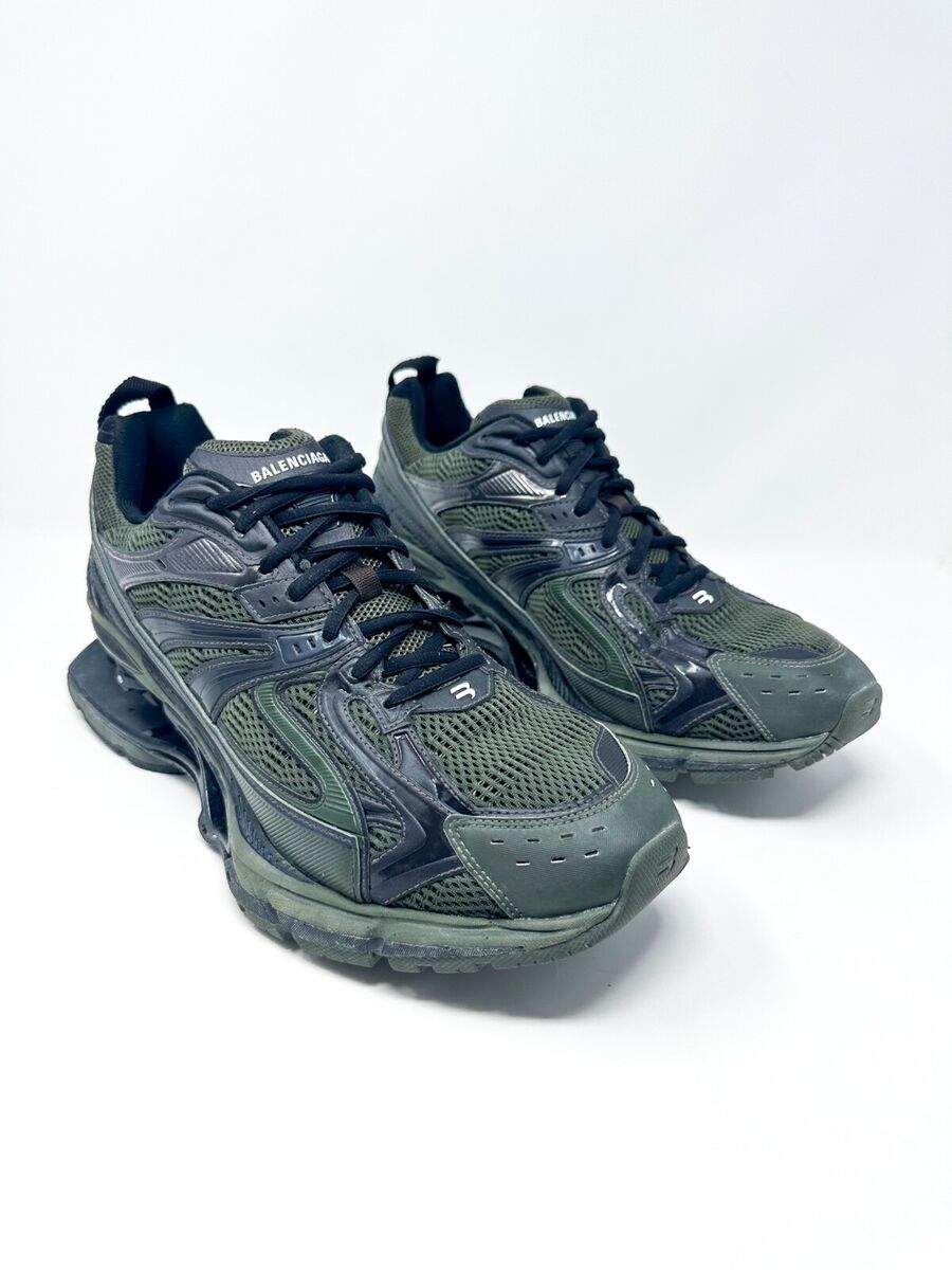 Balenciaga Men's X-Pander Sneaker Black/Green 13 US / 46 Balenciaga Men's X-Pander Sneaker Black/Green 13 US / 46