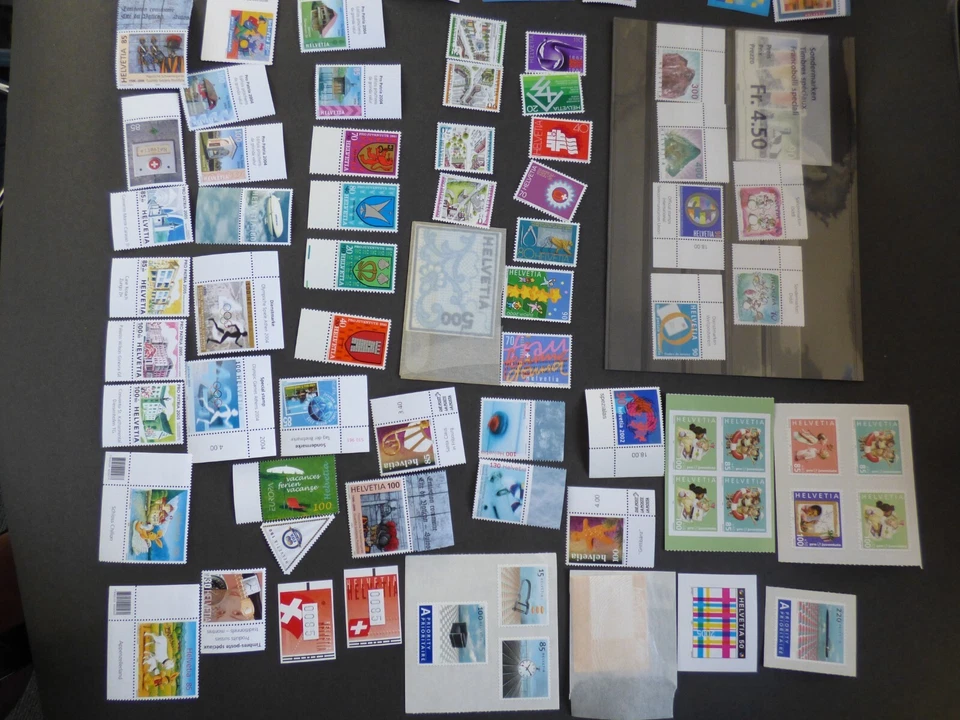 Switzerland Stamp Collection Lot Mint Never Hinged MNH FV Face Value 141.85 CHF - Image 3 of 3