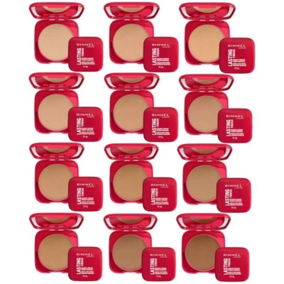 RIMMEL Lasting Finish Buildable Coverage Powder Foundation 10g CHOOSE YOUR SHADE