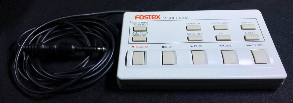 FOSTEX MODEL 8312 Cable Remote Control, RD-8 ADAT Digital Multi Track Recorder - Image 3 of 4