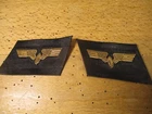 2 pieces German Reichsbahn badge collar mirror impeller for contenders