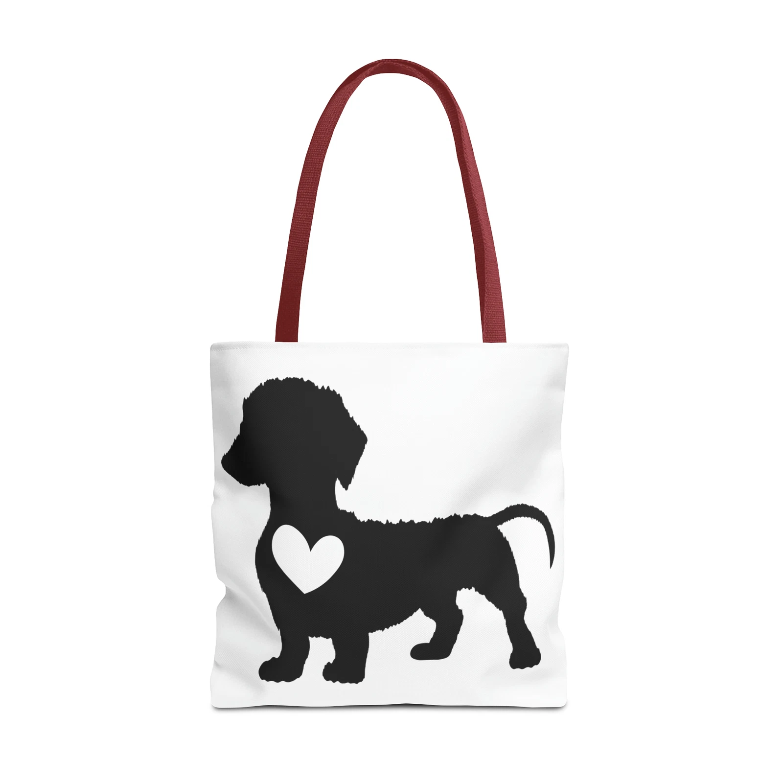 Dachshund Dog with a Heart Tote Bag (AOP)