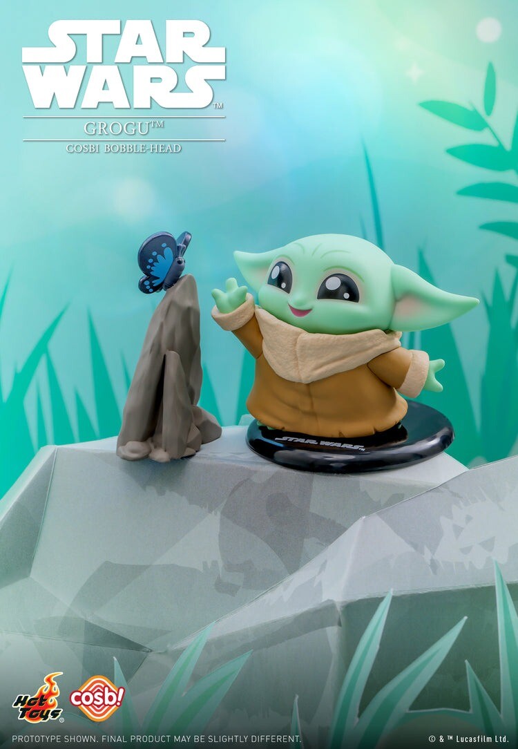 Hot Toys Star Wars Grogu Cosbi Bobble-Head Collection Figure