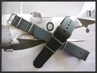 NATO G10 ® British Admiralty Grey prem Nylon watch band RAF strap Bond IW SUISSE
