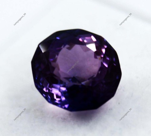 5 Ct Extremely Rare Natural Tanzanite Round CERTIFIED Rare Loose Gemstone - Picture 5 of 6