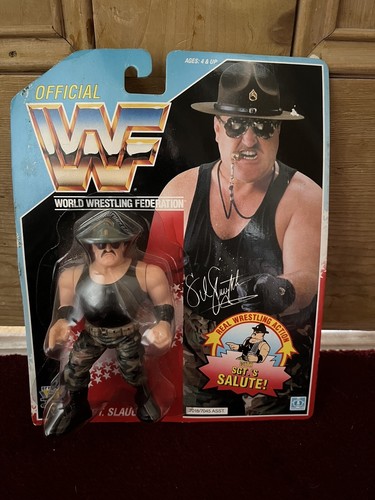 Sgt Slaughter WWF Hasbro Carded Figure ...