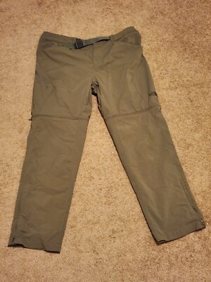 #ad The North Face convertible hiking pants to shorts mens size 38quot; Waist 30” inseam $19.99