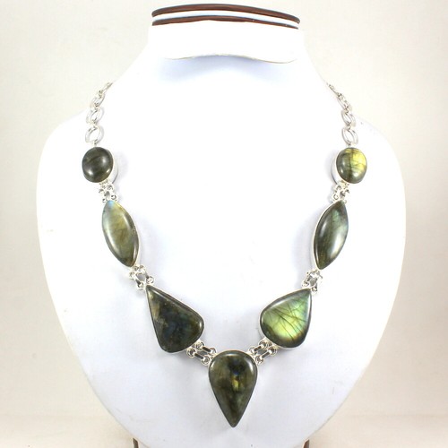 Tanduaji Labradorite Pendentif Pierre Naturelle Cristal