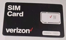 LOT 100 New Verizon Nano Triple Cut Sim wholesale prepaid postpaid 4G 5G