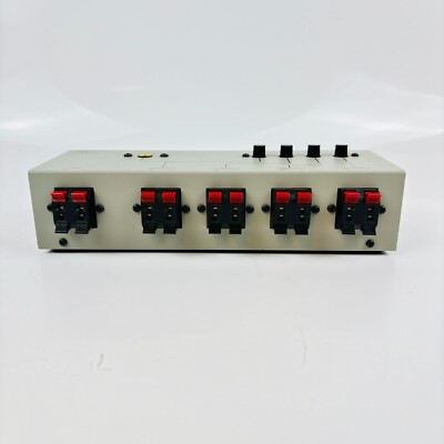LUXMAN AS-5III Speaker Line Selector Silver Gray from japan Used
