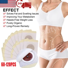 60-120Pcs Slim Patch Weight Loss Slimming Diets Pads Detox Burn Fat Adhesive