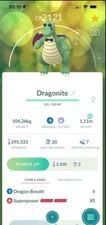 Pokémon Shiny Fashionable Dragonite GO