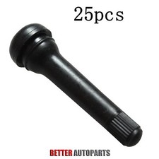 25pcs Tr418 Valves Standard 2 Snap In Tubeless Rubber Tire Valve Stem