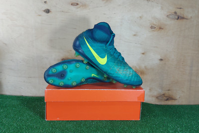 Nike Magista Obra II AG Elit Green boots Cleats mens Football/Soccers