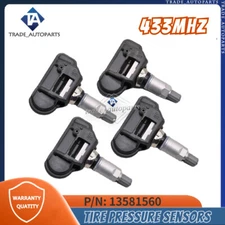 #13581560 (4x) TPMS Tire Pressure Sensors Monitors For Chevy C7 Corvette GM 6.2L