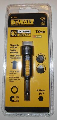 DeWALT Extreme Impact Easy Clean 1/4'' Steckschlüssel 13mm DT7450 DT 7450 Bits