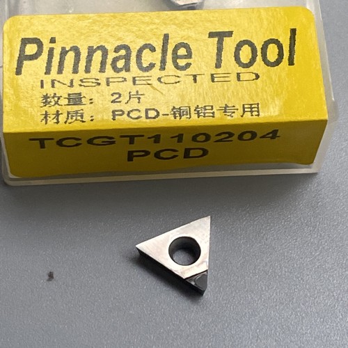2pcs TCGT110204 PCD polycrystalline diamond PCD TCMT 21.51 PCD Turning insertion - Picture 3 of 5