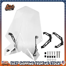 Aerodynamics Motorcycle Front Windscreen W/Bracket For KTM Duke790 2018-2020