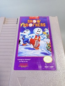 Snow Brothers - NES Nintendo - Aut&eacute;ntico - Calidad Coleccionista - Limpieza Profunda