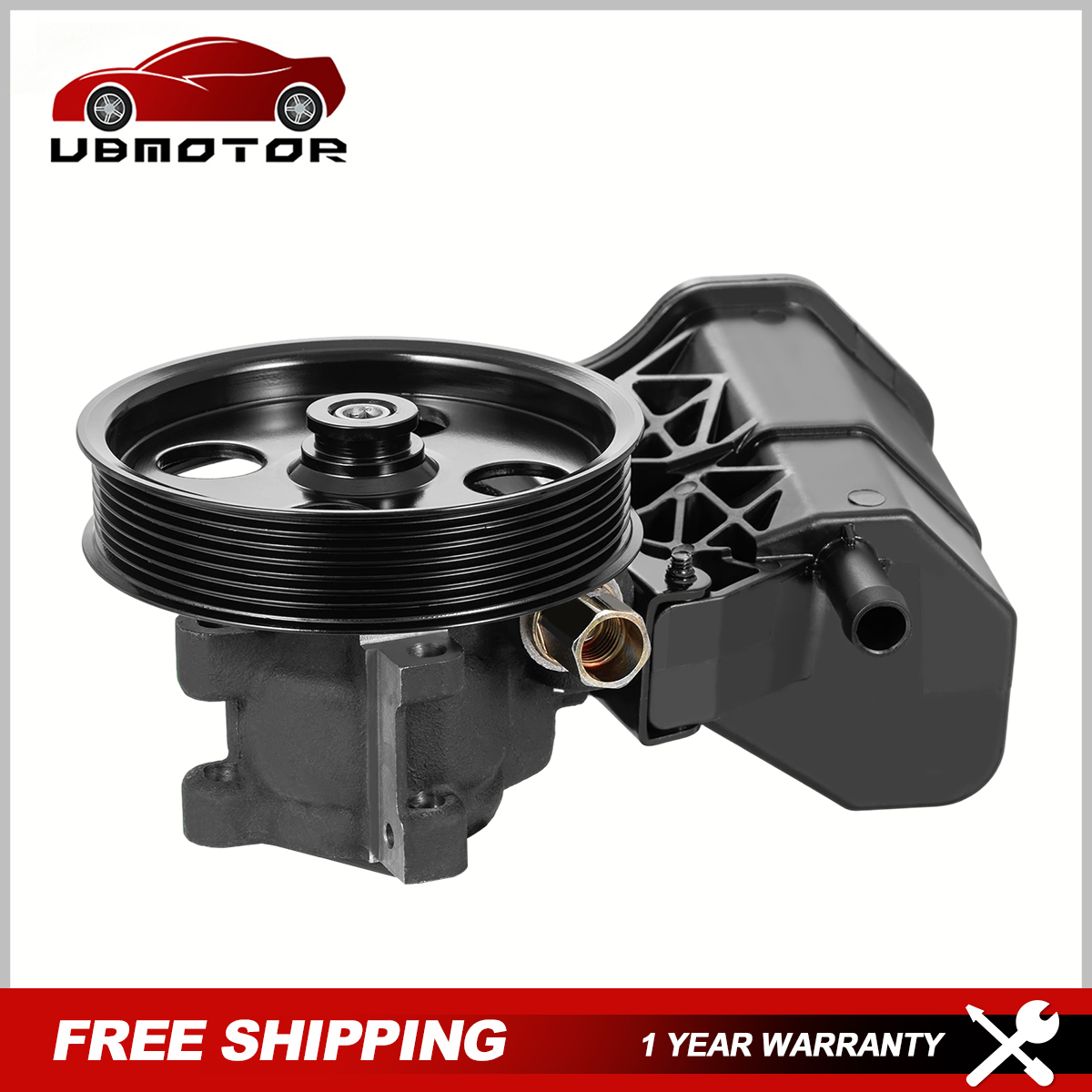 Power Steering Pump w/Pulley Reservoir For 04-07 Dodge Durango Ram 1500 20-70269