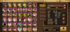 Summoners War Global 5LD5:🔥 Narsha/ Elenora/Pater/D.Zen/Mi Yang🔥+221 Swft G3 