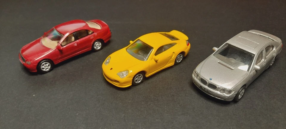 MERCEDES - PORSCHE - BMW -Joy City 1/72 - pressofuso e plastica - lotto 5 - Immagine 2 di 4