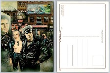 Marlon Brando The Wild One Biker Art Postcard W.S. Grandison Athena Print