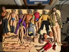 Vintage Lot Of 70's Action Figures GIJOE Star Trek PLANET APES Mego Hasbro MORE