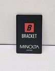 Minolta Bracket Card - B - Chipcard Dynax Karta programowa - Aparat SLR