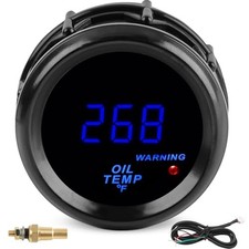 104-302 Oil Temp Temperature Gauge Meter Kit 2inch 52mm DC12V for Boat Marine