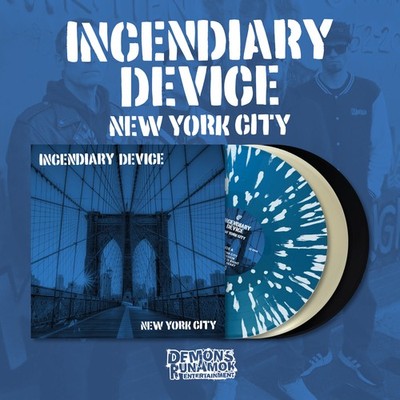 Incendiary Device - New York City BLACK LP NEGATIVE APPROACH SSD BLACK FLAG