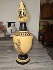 Handmade Greek Black-Figure Amphora Vase – Athena w/ Swan Mythology Scene Signed — photo 4