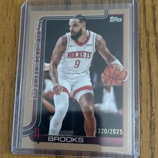 Topps 2025-26 Serial Numbered Gold Dillon Brooks Rockets #181 /2025 NBA Card