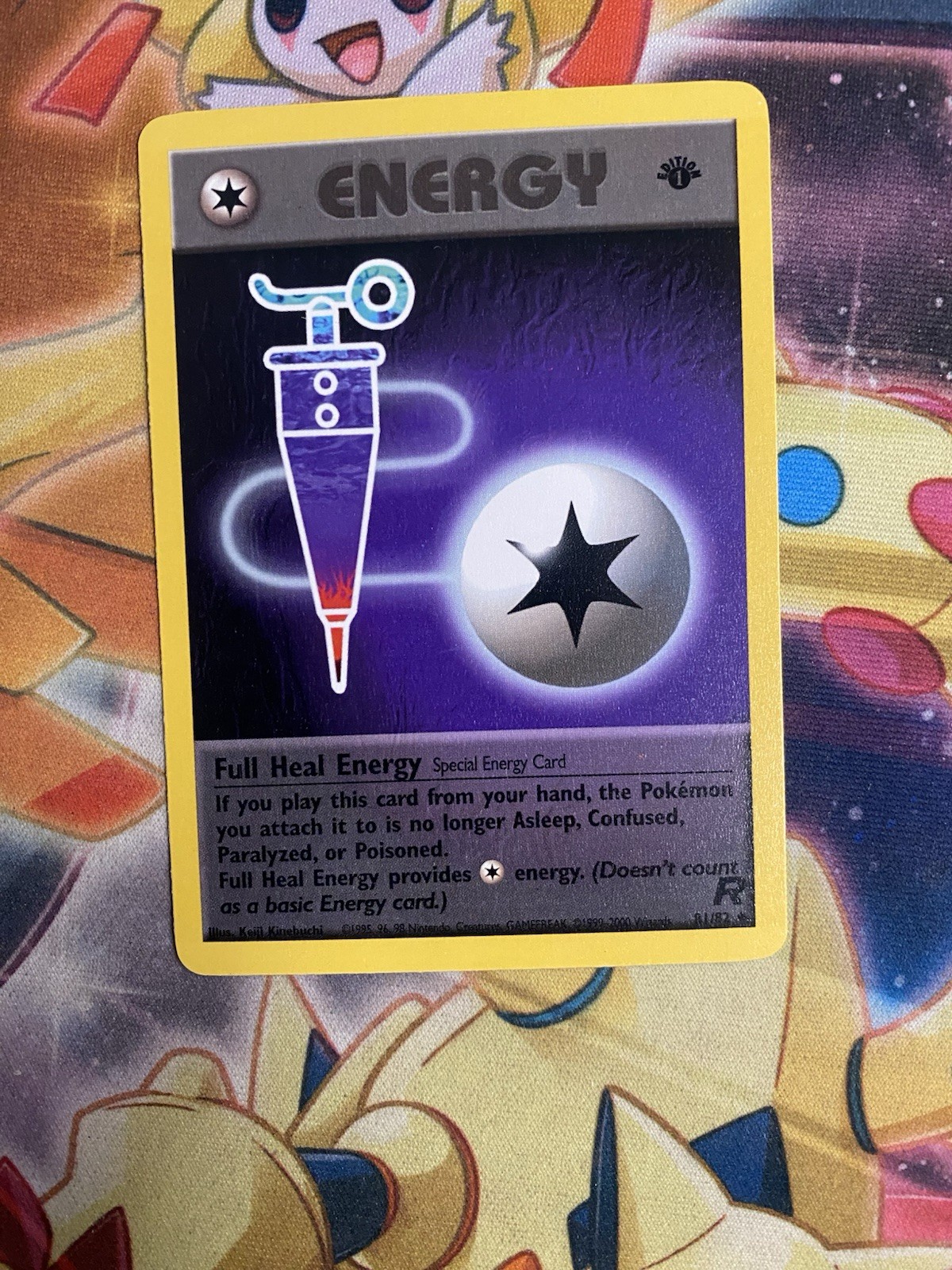 Pokemon Card - Team Rocket 81/82 - FULL HEAL ENERGY (uncommon) *1st Edition* -NM