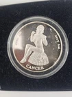 Sexy! Cancer Zodiac Beauties 1 oz .999 Pure Silver Round Connoisseurs Club