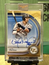 2025 Topps Five Star Autograph Victor Martinez Blue SSP Detroit Tigers Auto /25