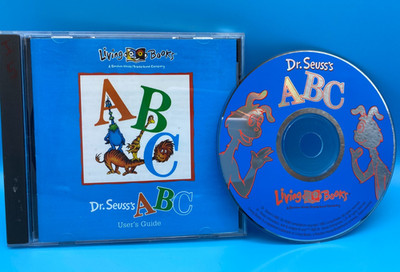 Dr. Seuss's ABC CD-ROM for PC - 1995, Living Books - VINTAGE 90s Computer CIB